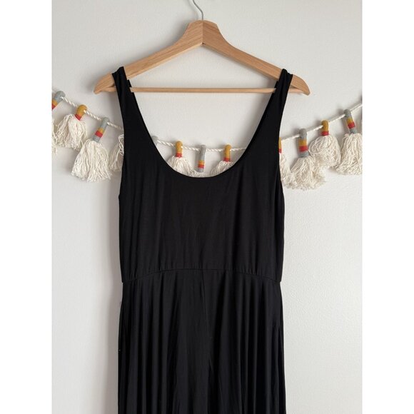 House Of Harlow x Revolve Ella Tank Jersey Black Midi Dress Whimsigoth Dainty L - Picture 9 of 10